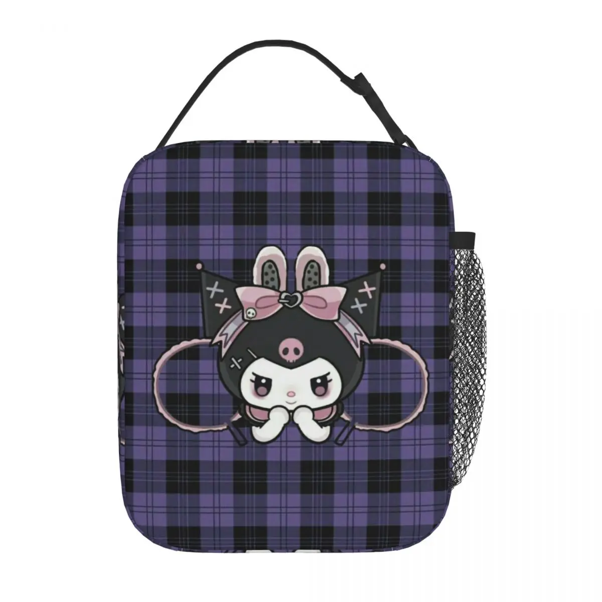 

Kuromi Hello Kitty Insulated Lunch Bag Large Meal Container Thermal Bag Tote Lunch Box Beach Outdoor Girl Boy