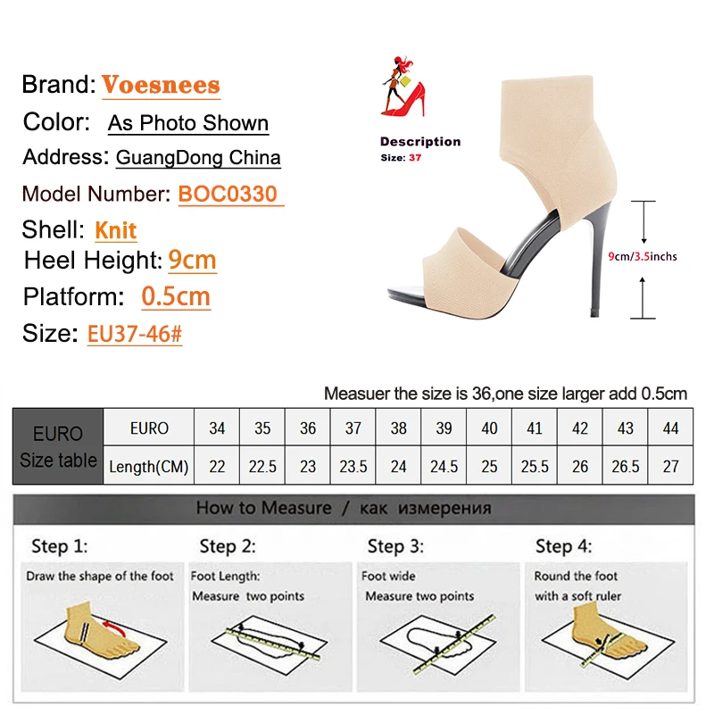 9CM Knit Sandal Office Women High Heels Designer Knitted Breathable Stilettos 2024 New Summer Sexy Party Shoes Big Size 44 45 46