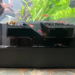 Fish and shrimp aquarium tunnel cave hiding and observation window/shelter for residents' comfort at the bottom, aquatic decorat