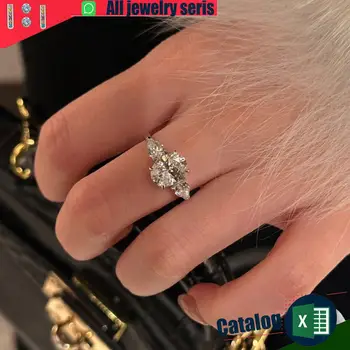 10 最佳銷售 橢圓形戒指 - №5