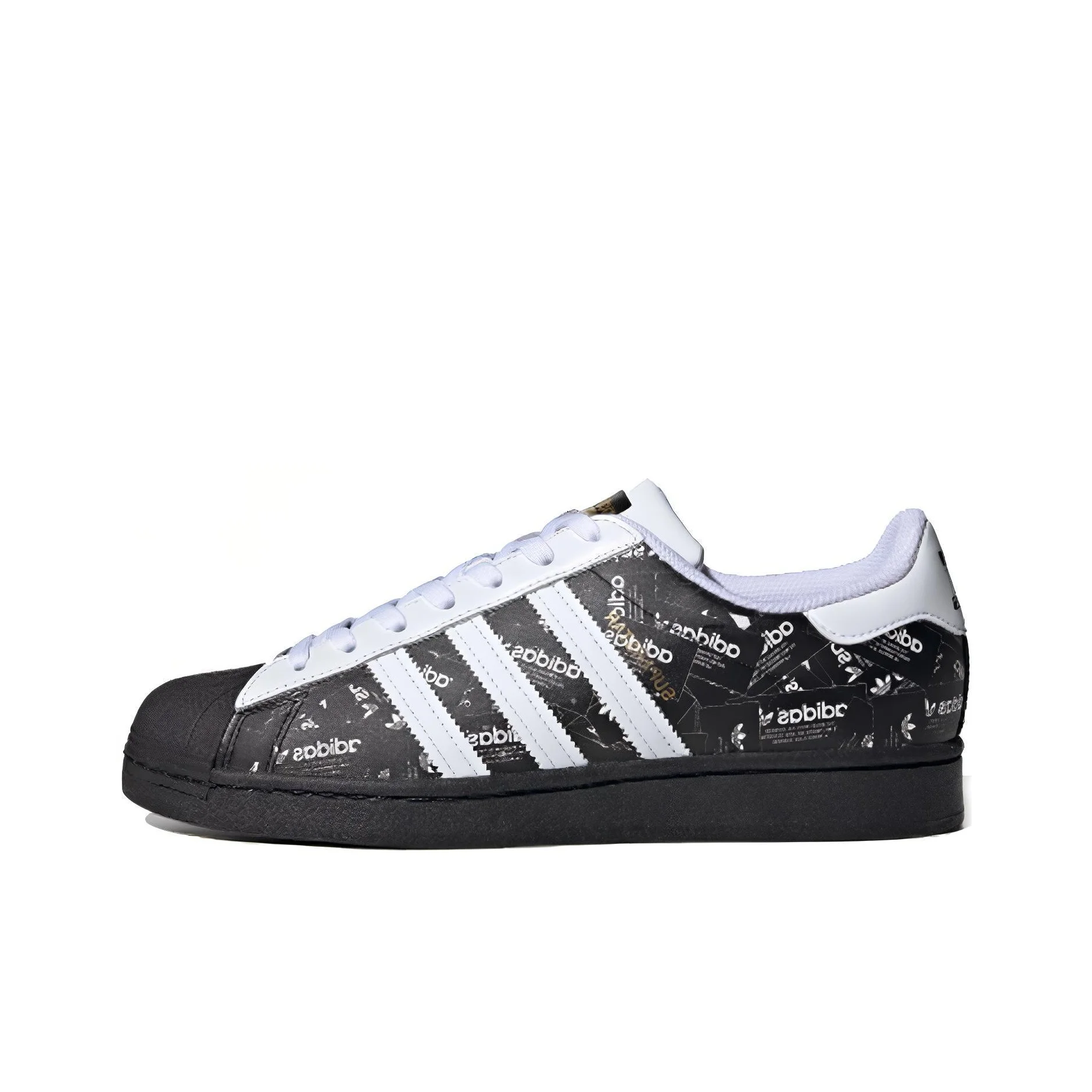 POIZON Adidas Superstar 'All Over Print - Preto'