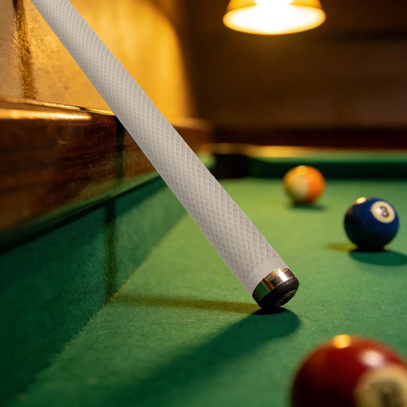 

Накладка на рукоятку бильярдного кия, белая силиконовая трубчатая обмотка, противоскользящая защита для рукоятки, аксессуар для бильярда, снукера, удочки, от пота