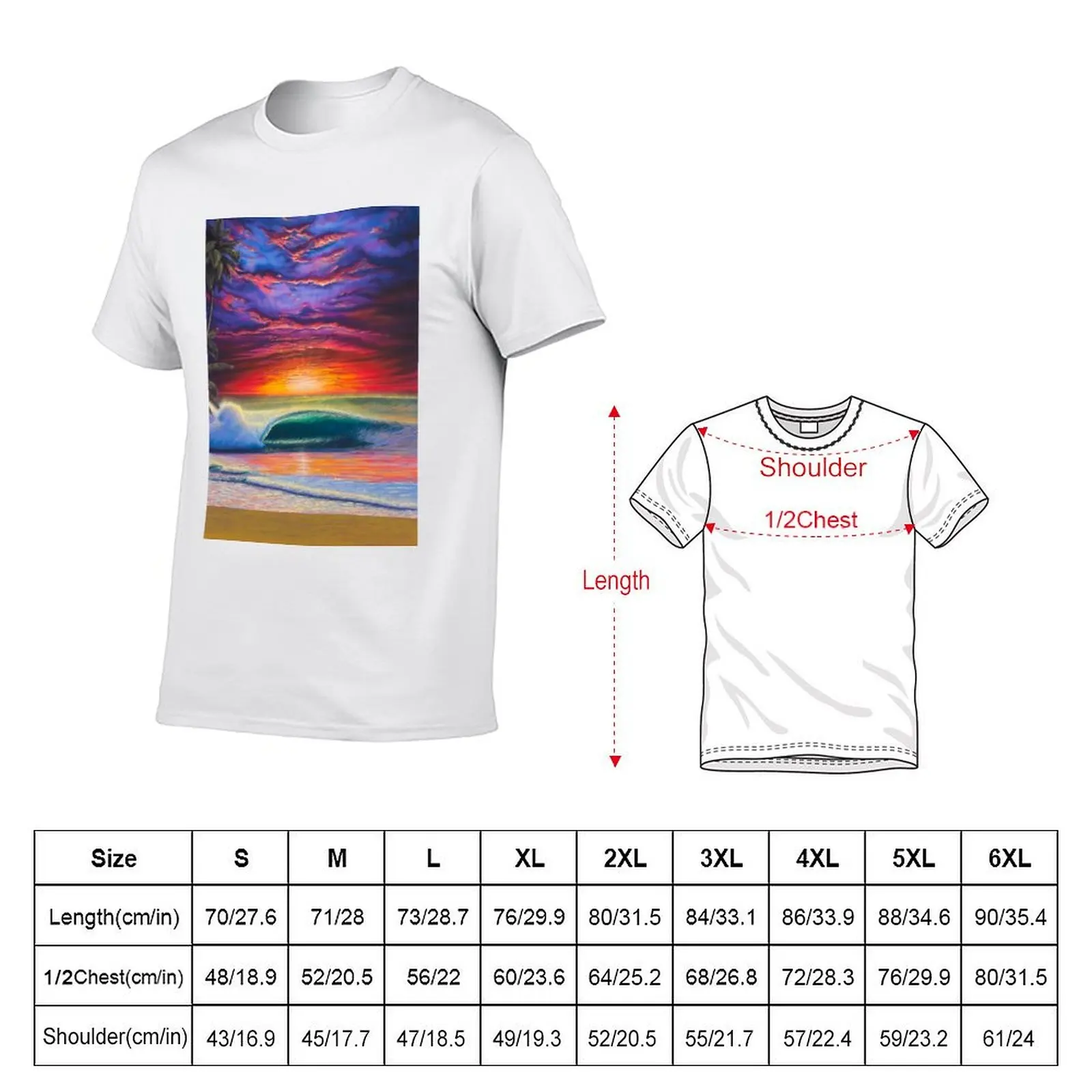 Banzai Pipeline T-Shirt t shirts for man pack cotton graphic t shirts for man t shirts for man graphic vintage T-shirt