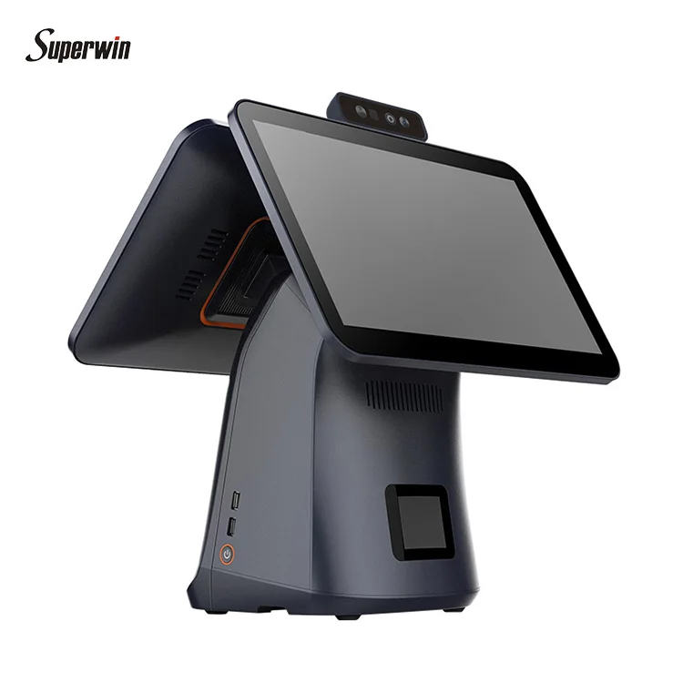 ZXY A600 Cash Register Register Cash Flip Top  Drawer Android Terminal Pos Tablet Pos Stand Cash Register Handheld Pos
