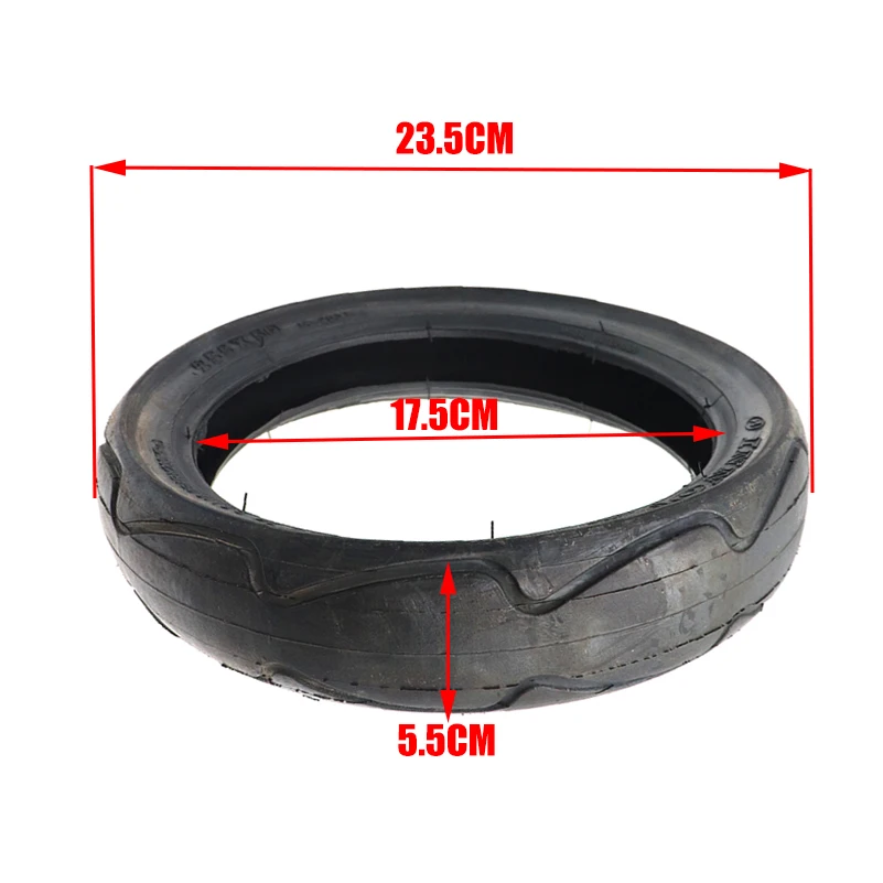 Rear Wheel Tire 255x50 Inner Tube Outer Tyre for Children's Tricycle Baby Trolley Pneumatic