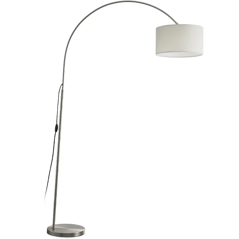 

Living room full spectrum fishing floor lamp French silent wind light luxury atmosphere simple