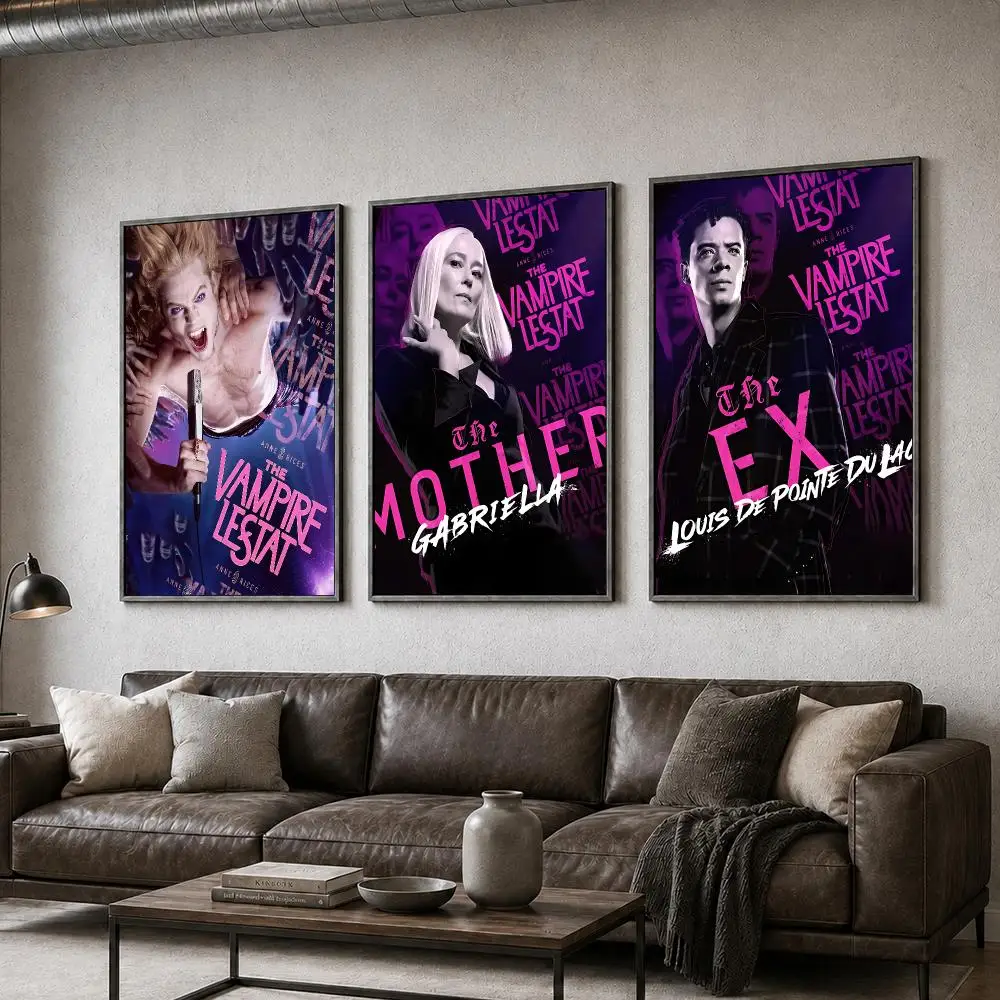 TV The Vampire Lestat Sam Reid AMC Poster  PP Self Adhesive Home Garage Dorm Bar Wall Decor Aesthetic Retro Gift