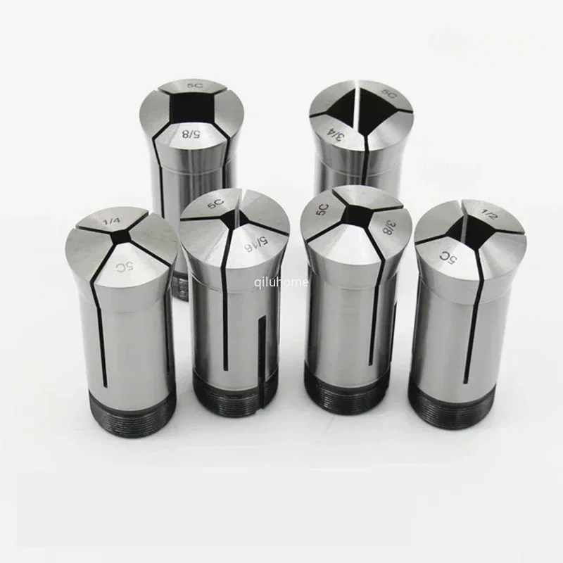 5c Strong Collet High Precision Chuck Square Hole Hexagonal Hole round Hole ,6PC