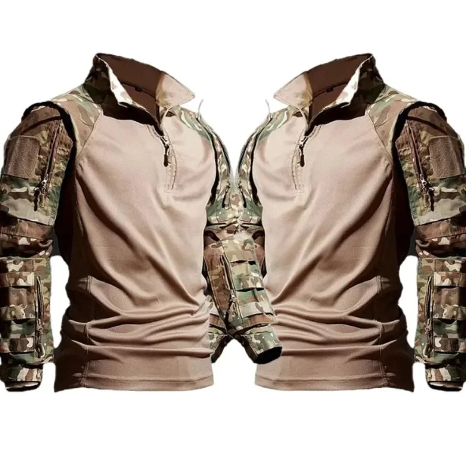 Outdoor Camo Anzüge Taktische Uniform Training Sets Arbeitskleidung Cargo Hosen Tactic Armee Kampf Shirts Jagd Kleidung Tragen-wider – Detail 16