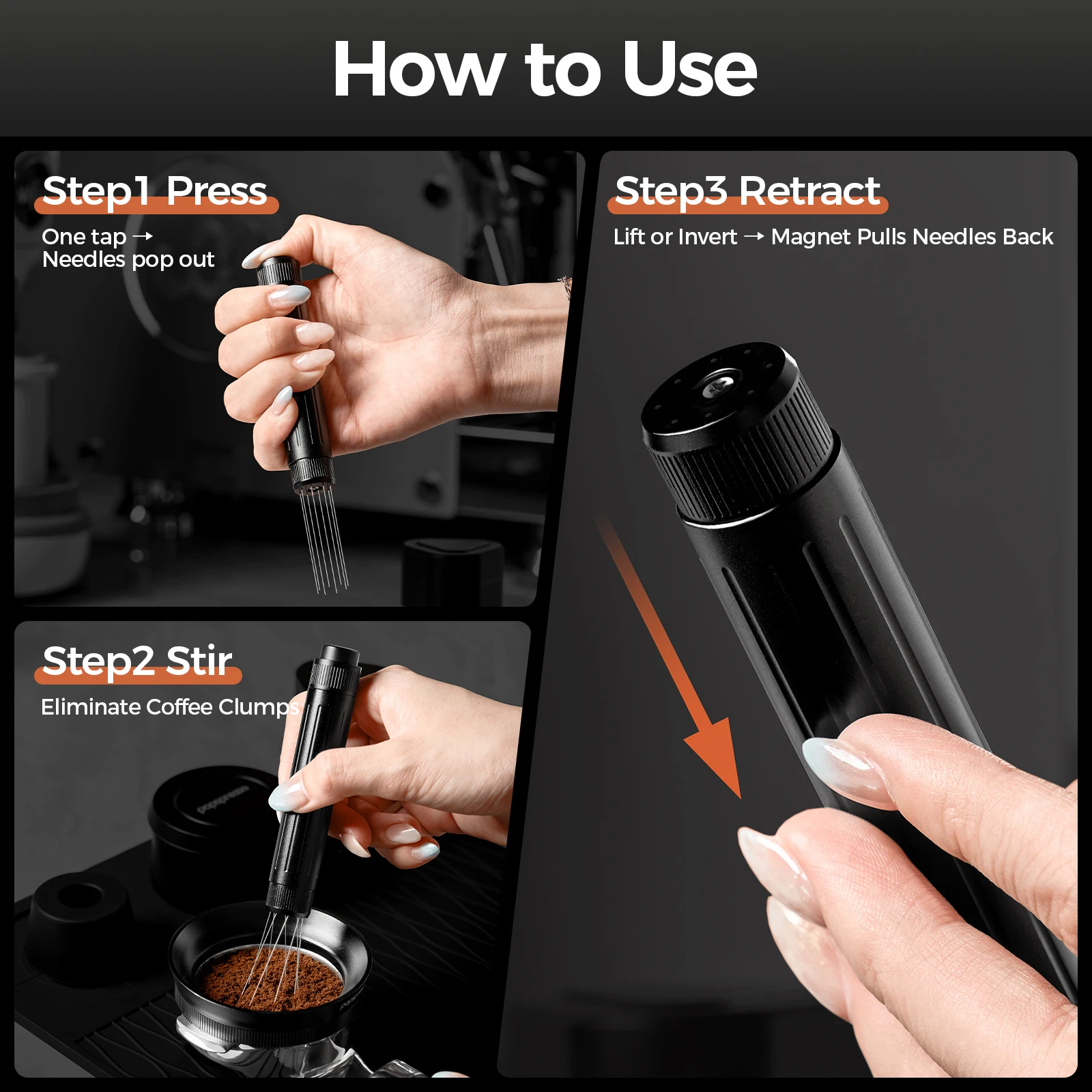 Popspresso Coffee Needle Espre - Coffee Distribution Tool review and price