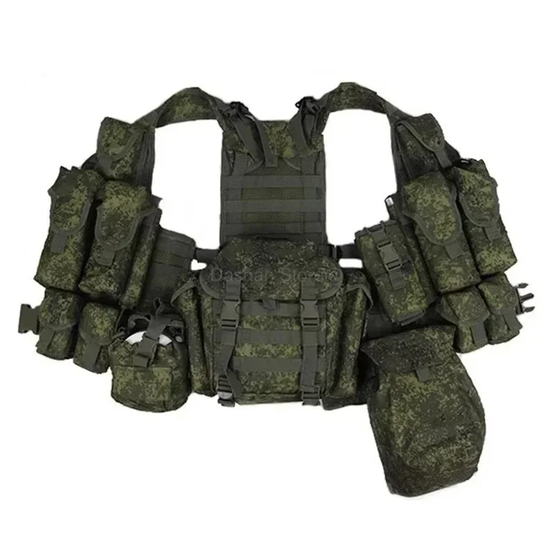 6SH117 Tactical Vest EMR Combat Equipment Uniform New Style Outdoor MOLLE Bags ACU Camouflage Full Sets Tactical Vests