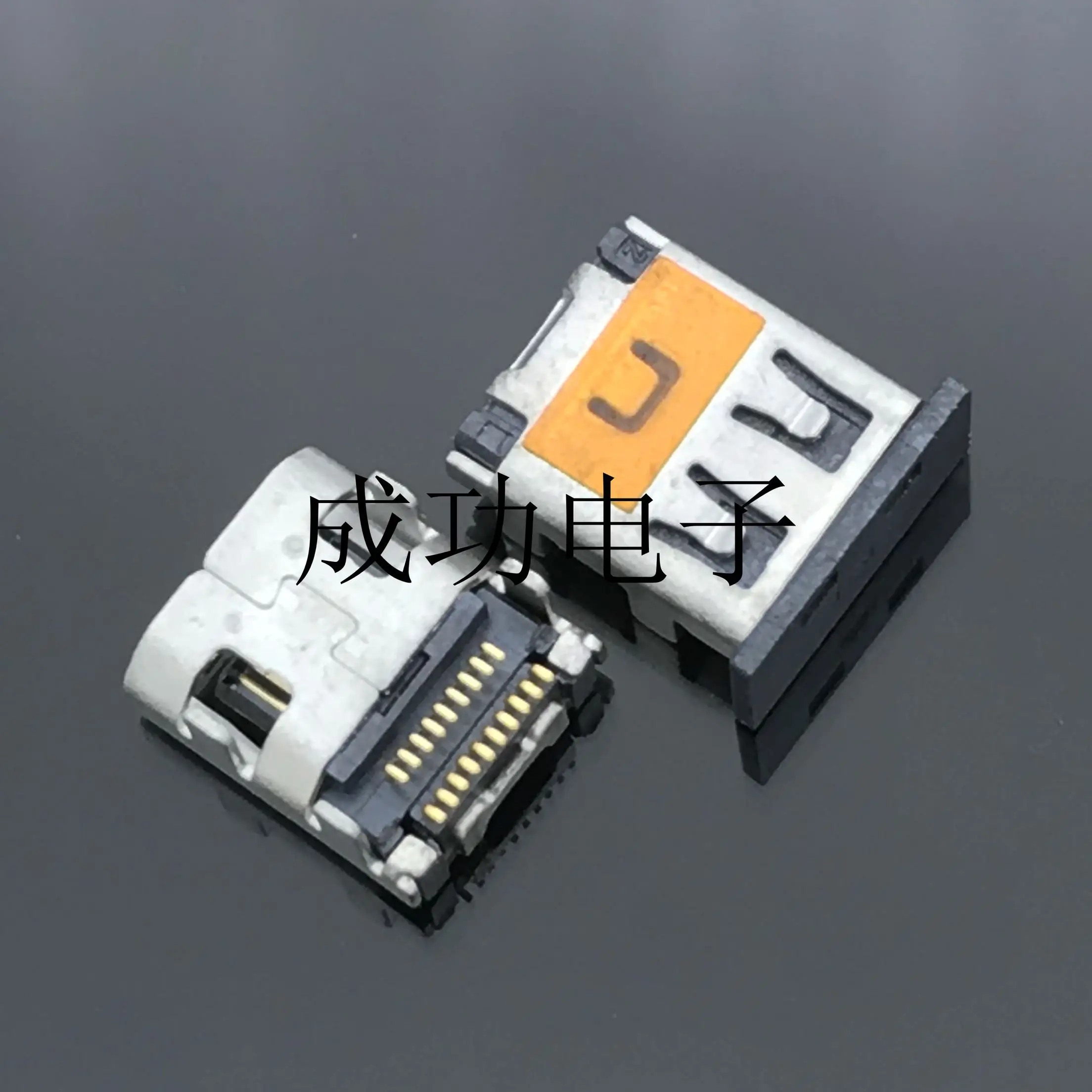 For Small, Pin MICRO HDMI MINI 19P Micro Patch, Female, Front and Back Pins