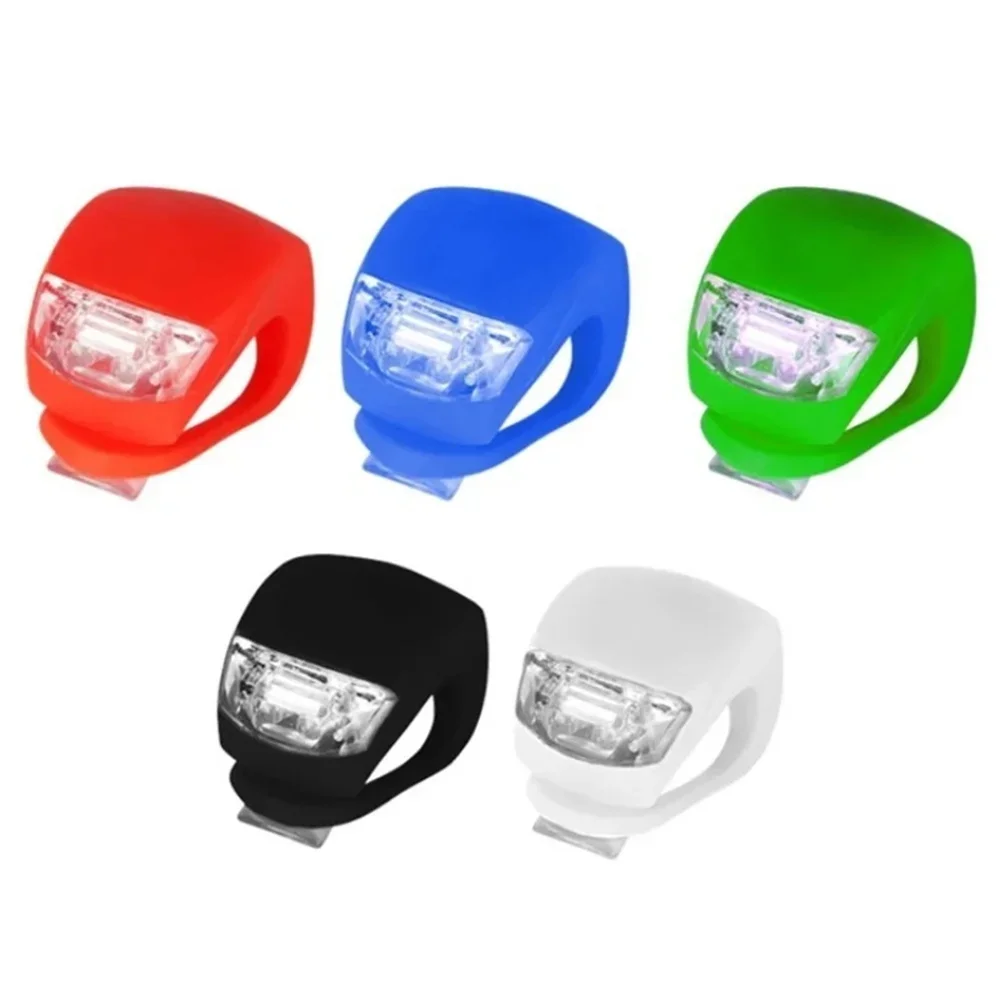 AliExpress NONE Bike Front Light Silicone LED Front Rear Wheel Bicycle Light Flash Safety Warning Light Waterproof Tail Lamp Bicycle Accessories