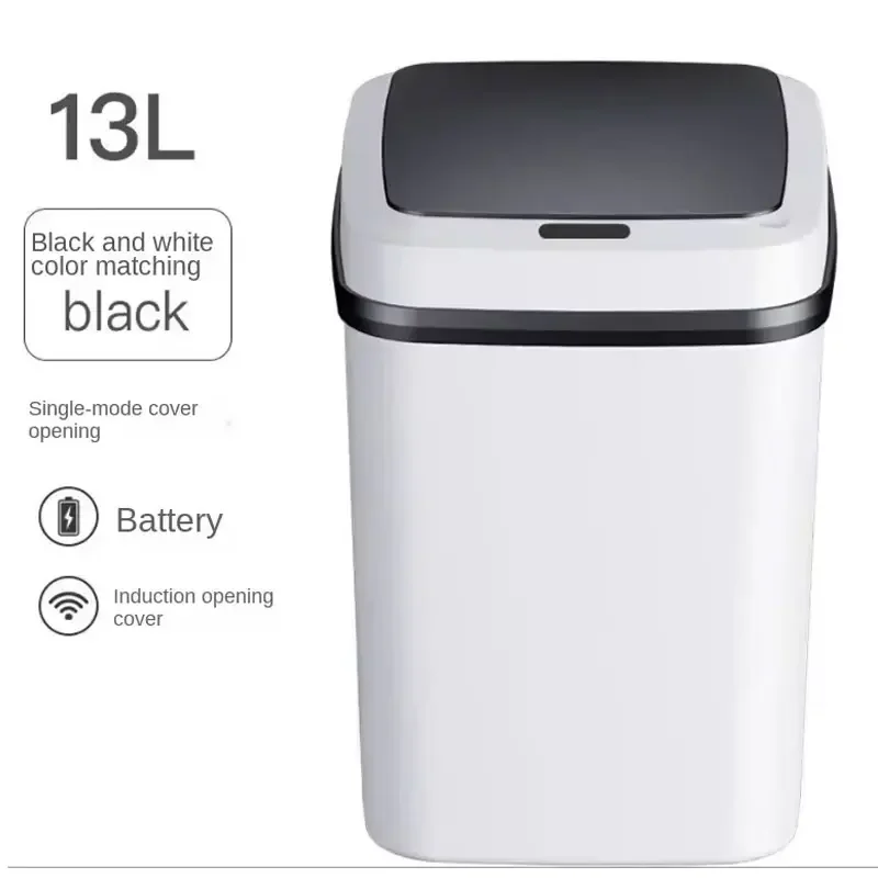 Trash Can Smart Induction Bathroom Intelligent Sensor Dustbin Bucket Paper Basket Automatic Touch Trash Bin for Kitchen