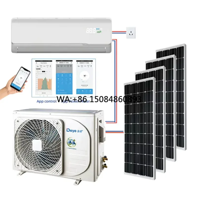 12000/18000/24000BTU AC/DC Hybrid Solar Air Conditioner, WIFI Free Cooling Factory Price