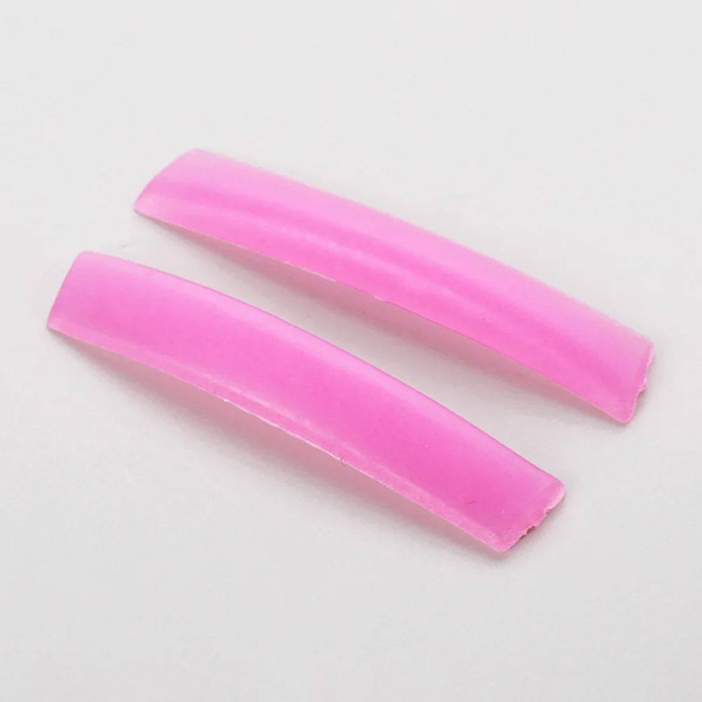 1 conjunto de juntas de extensão de cílios de silicone reutilizáveis, ferramenta protetora de superfície lisa para enxerto de cílios, salão de beleza e