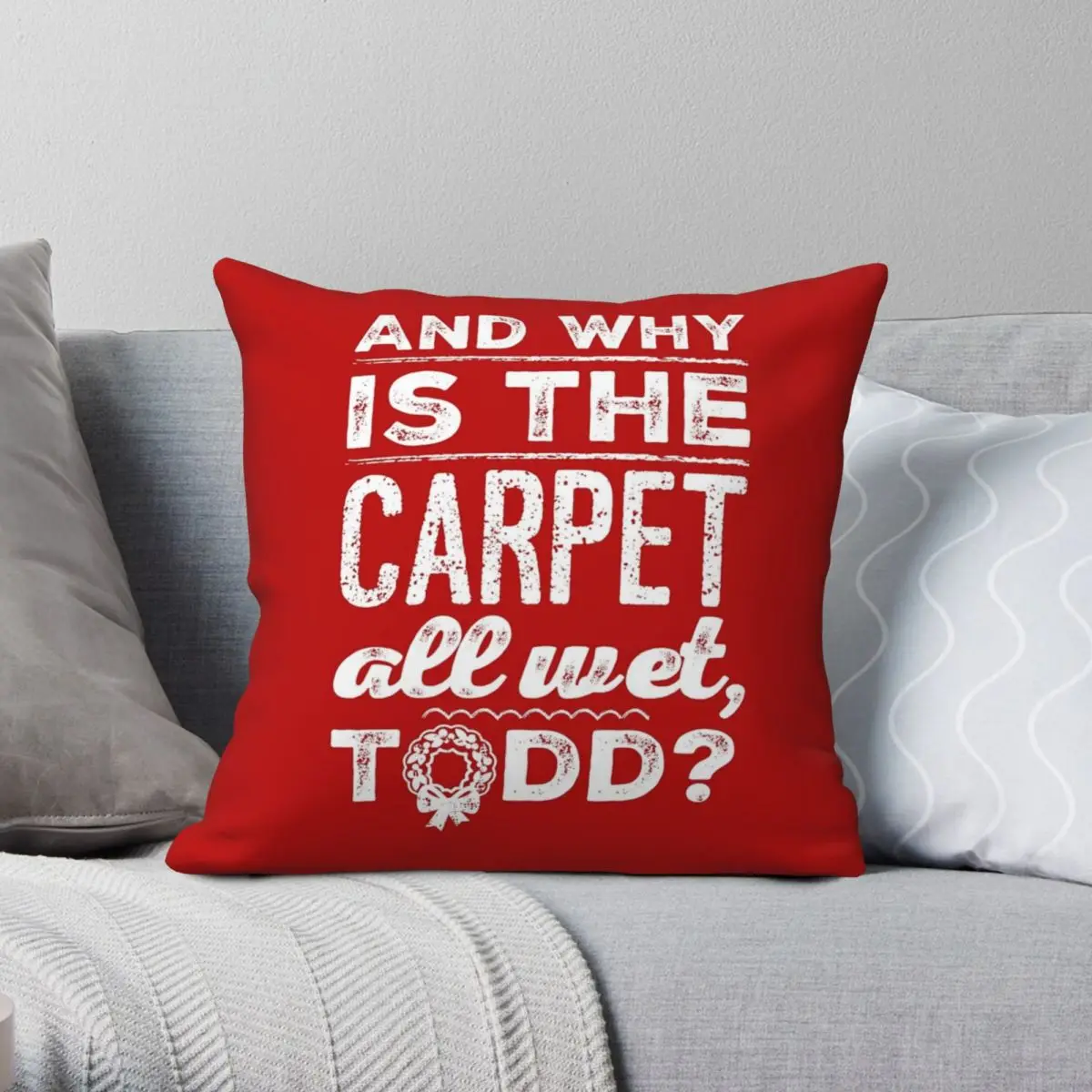 

Carpet All Wet Todd Pillowcase Polyester Linen Velvet Creative Zip Decorative Pillow Case Room Cushion Cover 18"