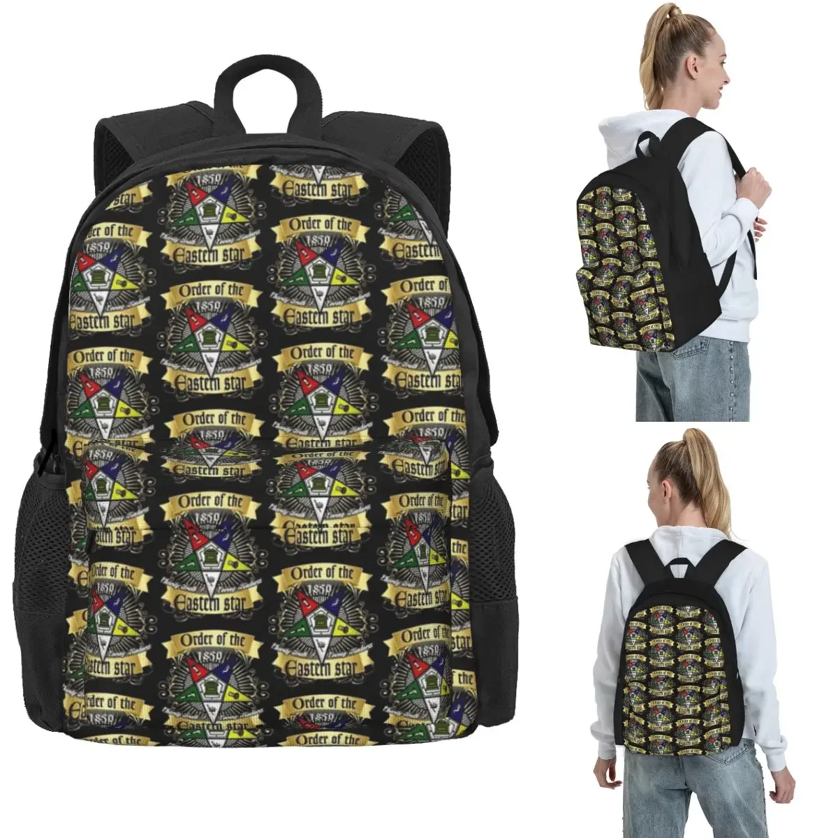 Freemason Backpack Hot Sale Daypack Large Capacity Kids BookBag School Bag Shoulder Bags for Men Women