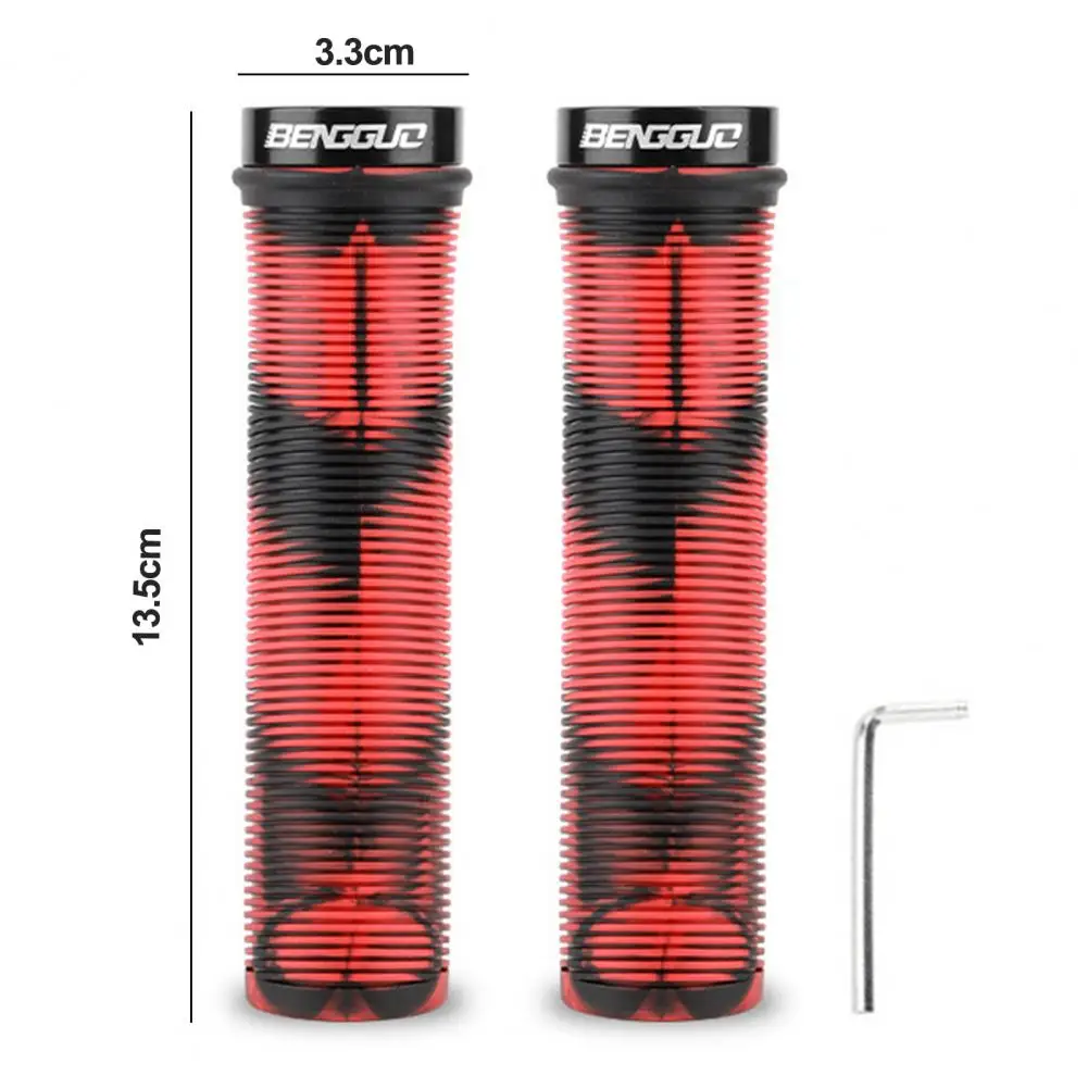 

Anti-skid Bike Grips Bicycle Handlebars Ergonomic Camouflage Print Bicycle Handlebar Grips for Mtb Scooters Soft for Pro