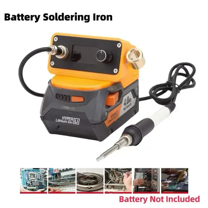 Cordless Welding Station Power Supply FOR Ridgidr AEG 18v Lithium Battery T12 Soldering Iron Welding Tool Kit (no Battery )