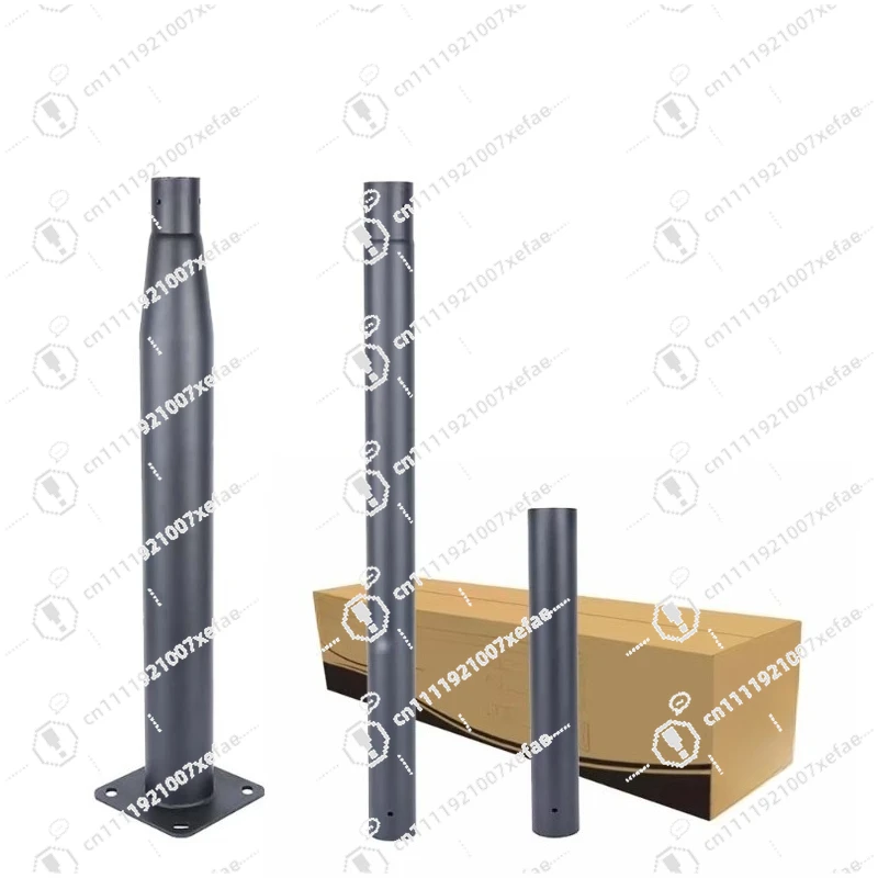 2.5M 3m 4m 5m 6m Galvanized steel AC DC street light pole Outdoor garden channel Street walkway Rear light pole