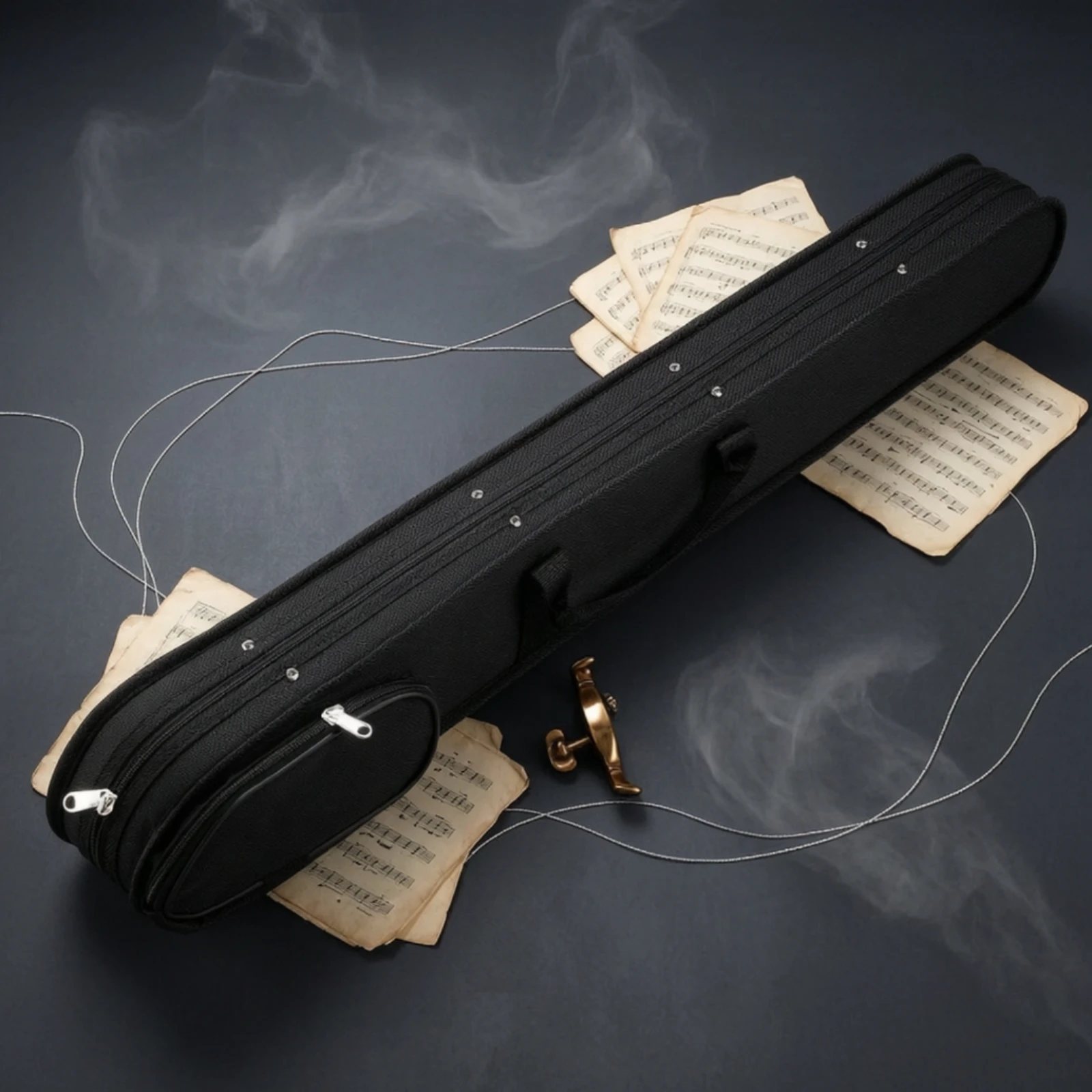 2 Pieces Cello Bow Case Reinforced Double Bass Bow Case Portable Sturdy for Cellists, Travel, Music School - view 3