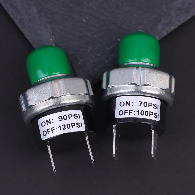 70-100/90-120PSI ضاغط الهواء مفتاح ضغط 1/4 "NPT 12 فولت/24 فولت لقطار القرن مضخة هواء مفتاح ضغط تحكم استبدال
