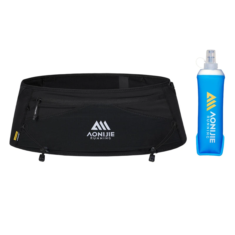 AONIJIE Outdoor Running Waist Packs Outdoor Running Belt Waist Bag 500ml Soft Flask Water Bottle Hydration Portable Ultralight
