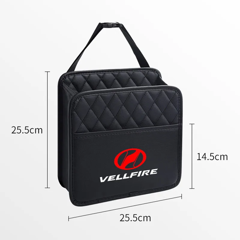 Car Rear Seat Back Storage Bag ackseat Organizer Multifunction Automobile protection for Toyota VELLFIRE Car Accessories