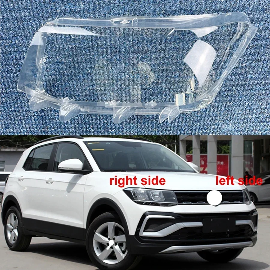 

Для Volkswagen VW T-Cross 2019-2022 крышка передней фары прозрачный абажур корпус фары из плексигласа заменить оригинальные линзы