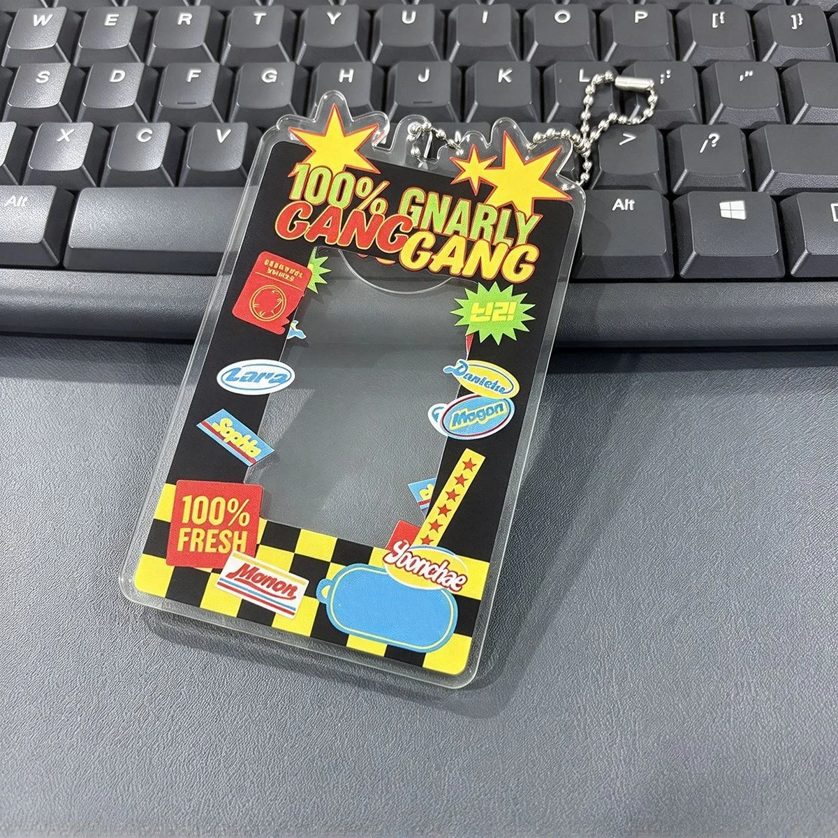 Global Girl Group 2PE the BEAUTIFUL CHAOS Photocard Holder Acrylic Card Holder Keychain Merch Photocard Frame Keyring  Bag Charm