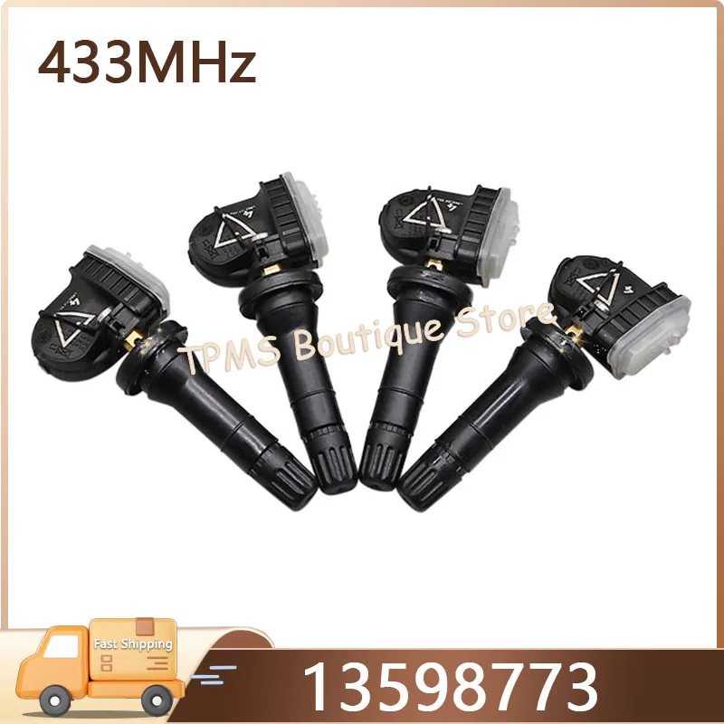 

4 шт. 13598773 TPMS система контроля давления в шинах для Cadillac CT6 XT5 CT4 Chevrolet Camaro Malibu Vauxhall Antara Buick 433 МГц