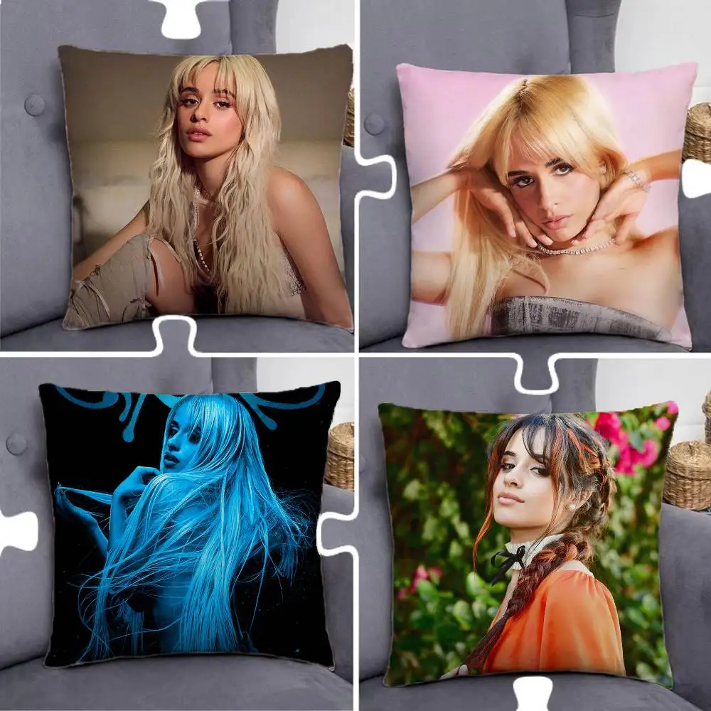 C-Camila Singer C-Cabello Creative patterned pillowcases for interior decoration office living room home