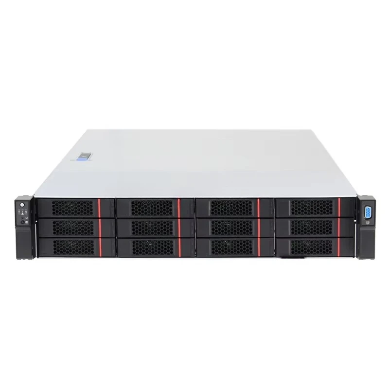 Factory Made 2U Server Case Toploong M265-12 for Cloud Storage/Big Data/Security - 14 HDD Bays, 12