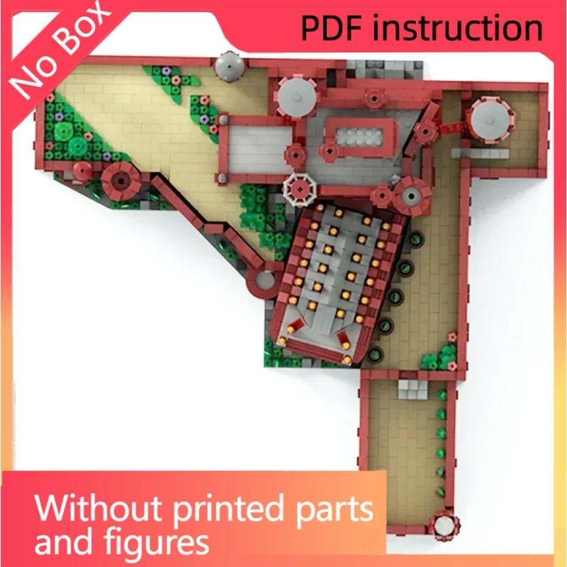 

Рождественский средневековый замок, модель Moc, строительные кирпичи, красный, технология Keep Fortress, модульные блоки, подарки, игрушки, наборы «сделай сам», сборка