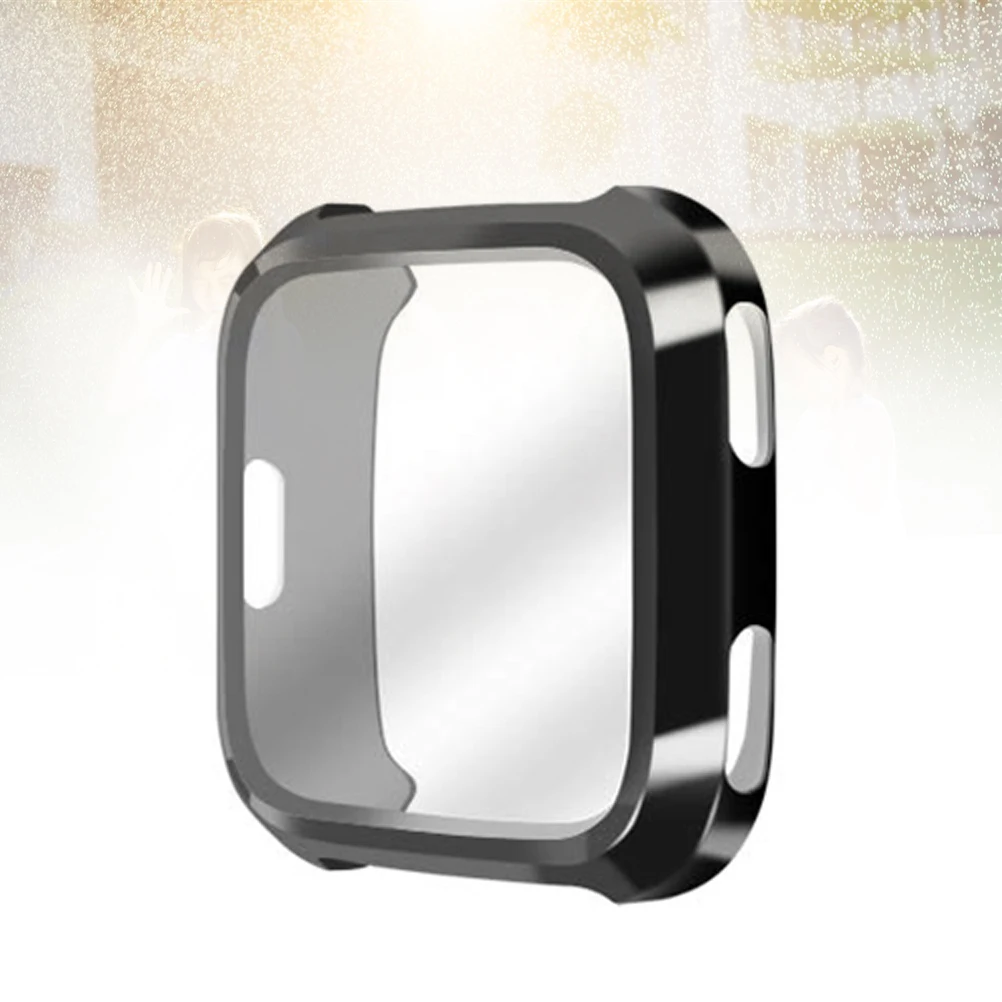 

Durable Shockproof Tpu Watch Case Compatible With Fitbit Protective Cover Anti Scratch Bumper Fitness Band Accessory