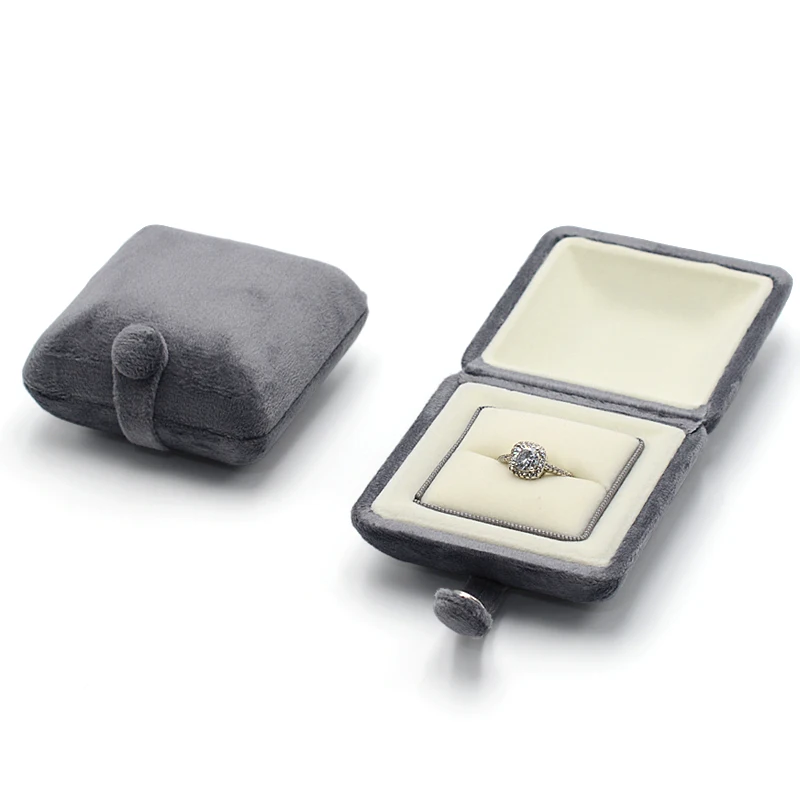 Velvet Earring Box Luxury Jewelry Ring Storage for Necklaces Diamond Ring Box Bracelet Bangle Holder Case
