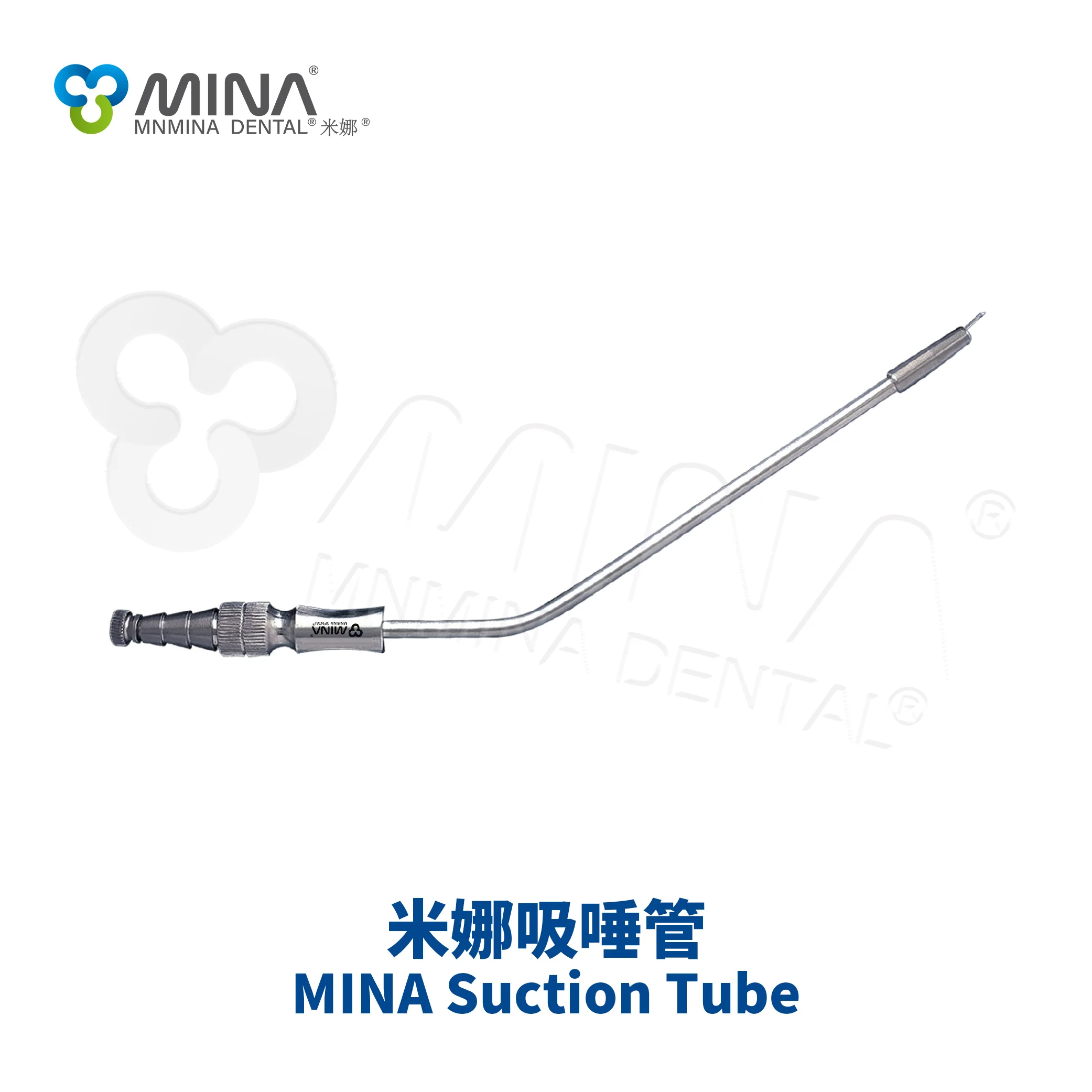

MINA Korean Import Manual Dental Stainless Steel Oral Suction Tube