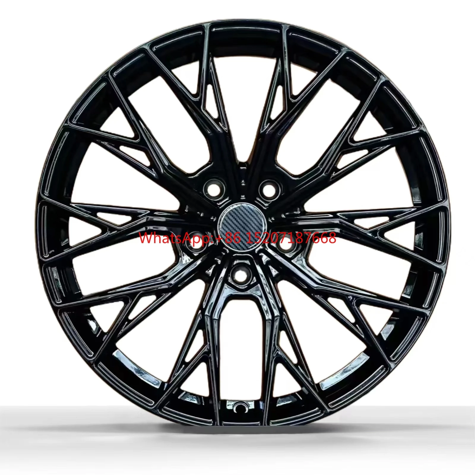 X-RIMS Hot selling 20 inch 5x112 5x120 black 10 Split multi spoke concave alloy wheels rims for passenger car  customizable