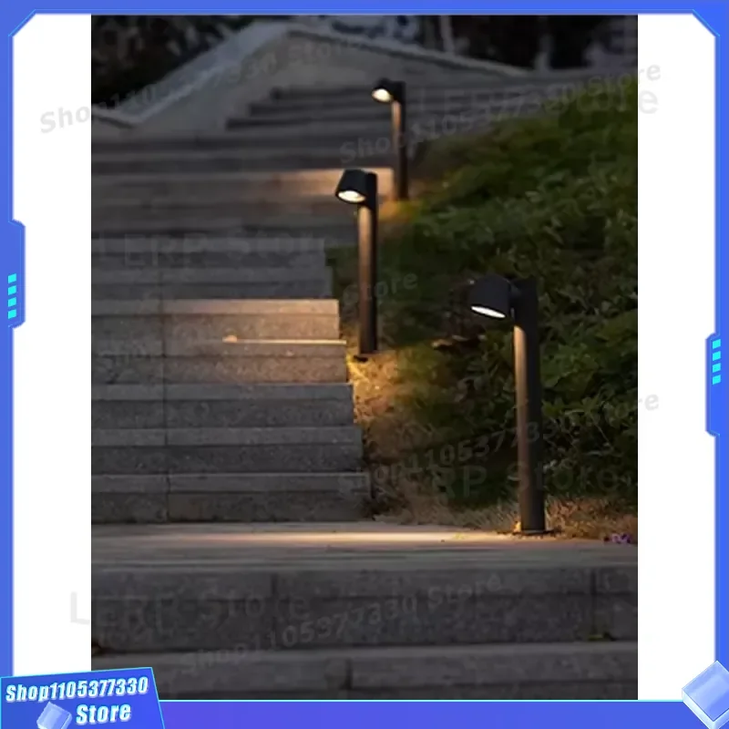 5W GU10 LED Post Light Outdoor Waterproof IP54 Base Lamp with Power Supply for Garden Pathway Lighting Fixture Modern Design