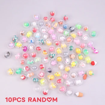 10 sztuk 32mm dzieci Mini małe zwierzątko zabawki śmieszne piłka dla zwierzaka jajko małe lalki prezent kapsułki zabawki dla automat sprzedający