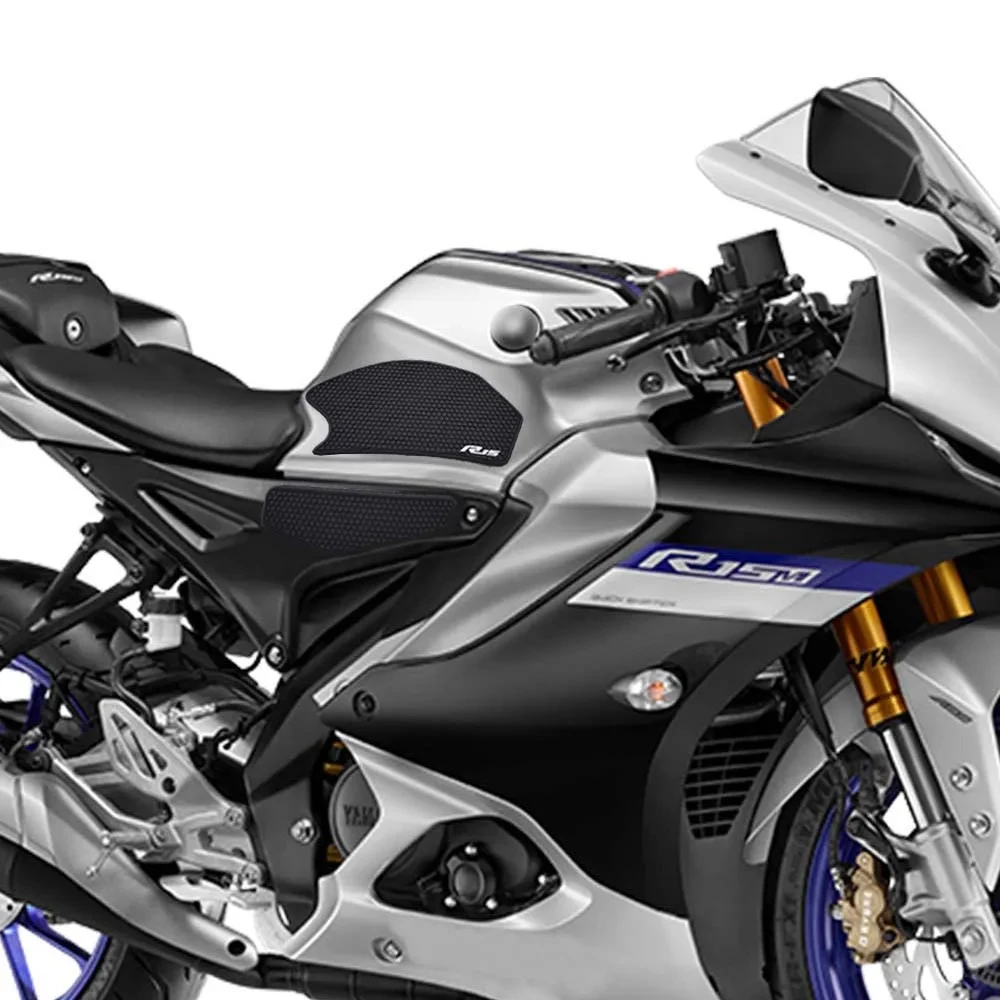 For YZF-R15 R15 V4 R15M Motorcycle Reservoir pad Protector Stickers Decal Gas Knee Grip Traction Pad Side Sticker