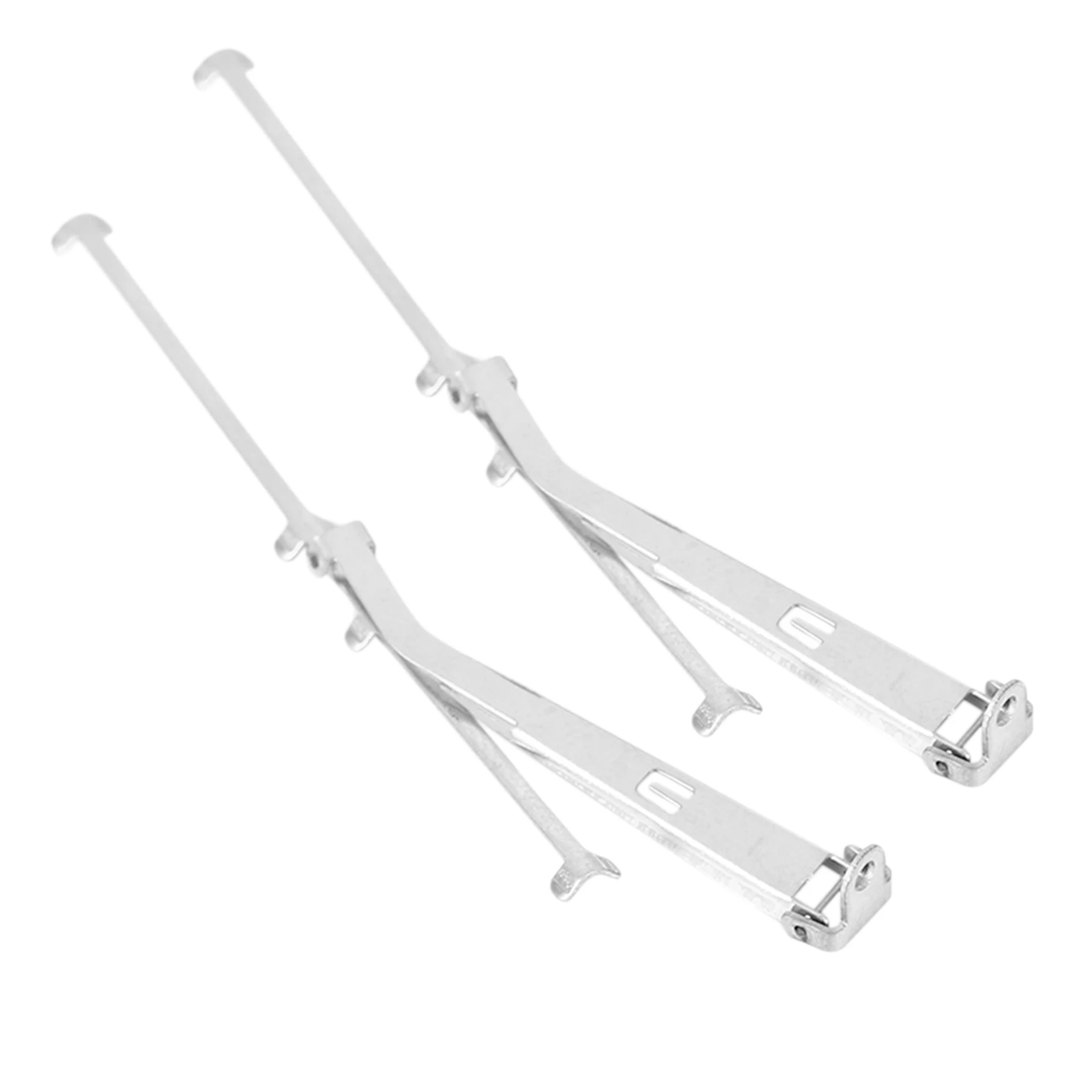 1 par de limpiaparabrisas de metal para coche trepador de control remoto TRX4 Defender G500 TRX6 G63 SCX10 1/10 90046 D90 JIMNY Cherokee, Silver ST