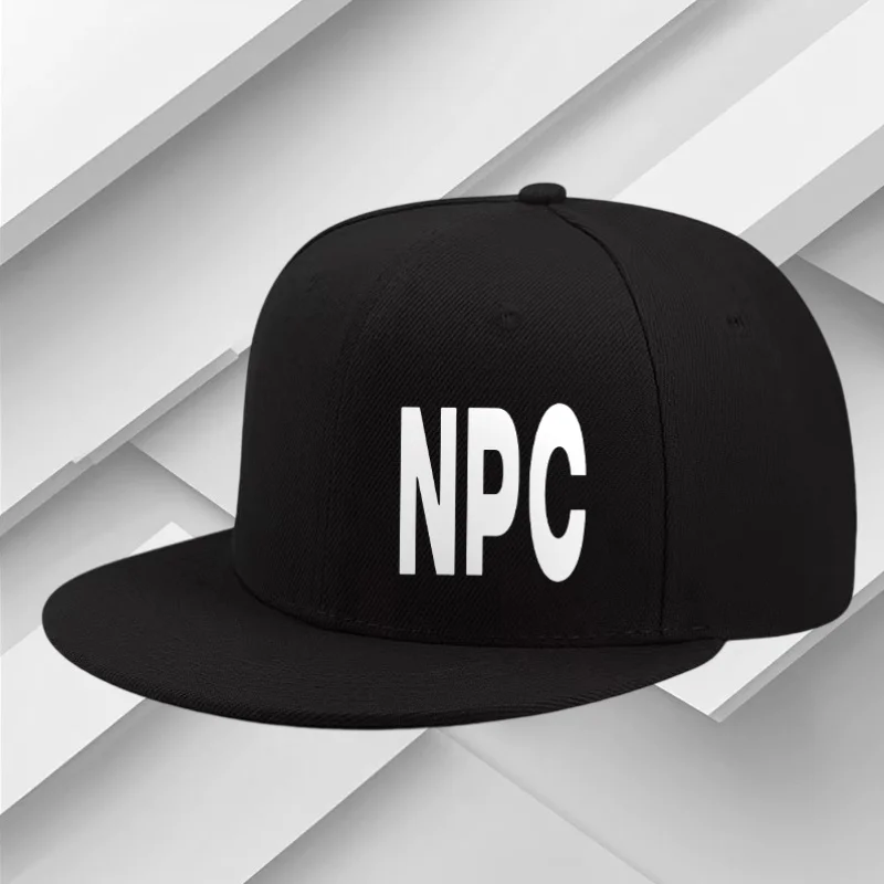 The NPC Hip-Hop Cap Is a Direct Hit for Meme Enthusiasts! The Oversized White Letters Spelling 'NPC' Are Eye-Catching And Bring