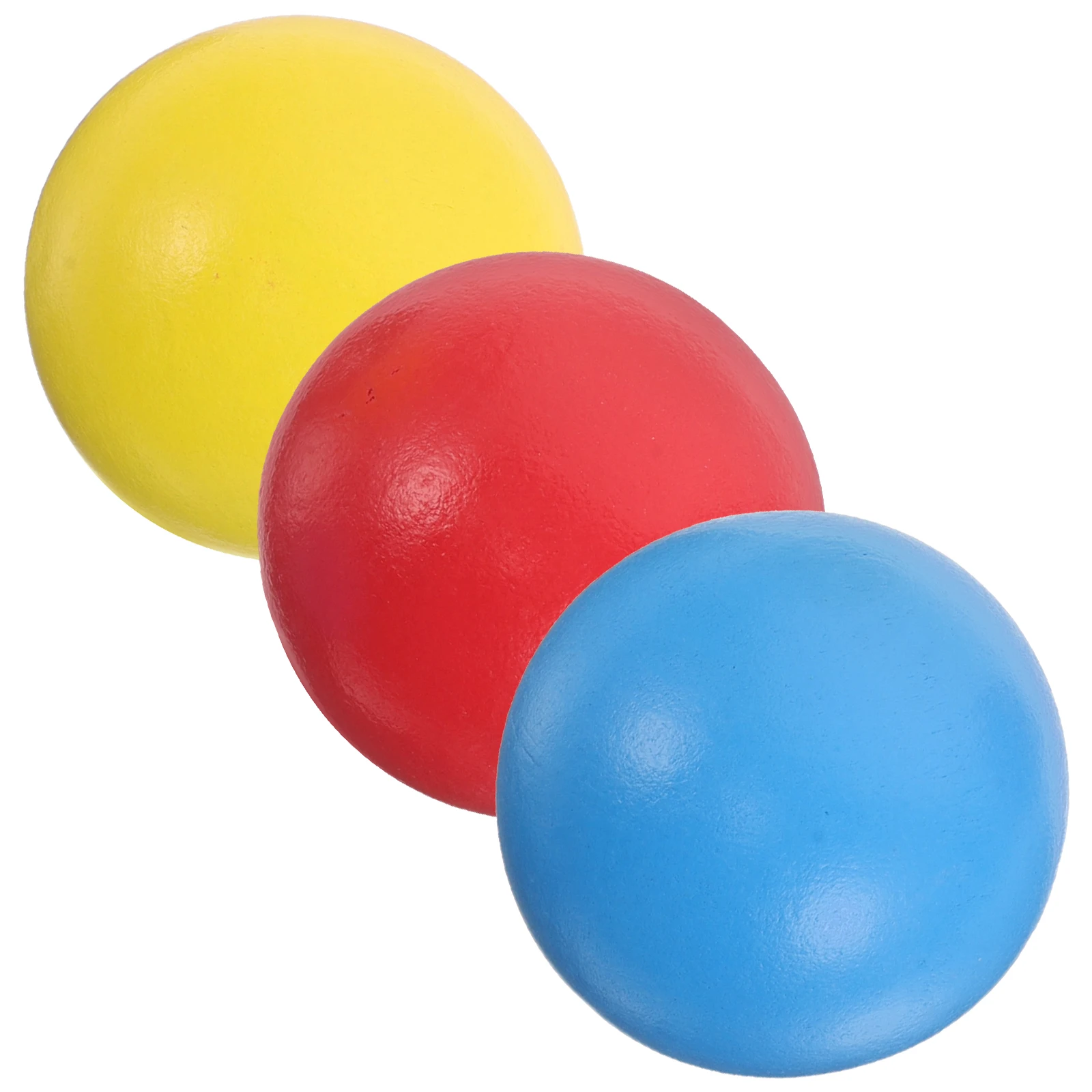 

3 Pcs Croquet Suit Balls for Home Sports Backyard Games Bulk Parties Wooden Child