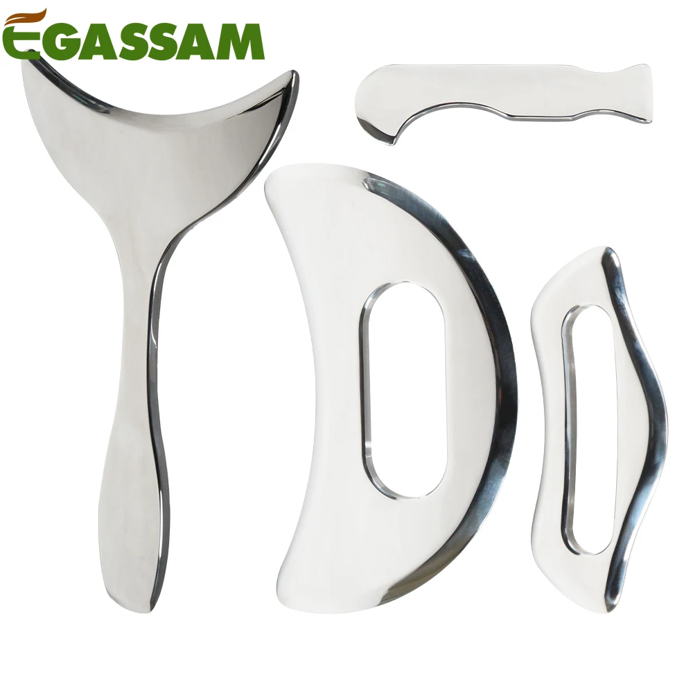 

Stainless Steel Gua Sha, Metal Guasha Scraping Tool, Muscle Scraper for Deep Tissue/Fascia/Face/Scar, IASTM Tool for Body Plane