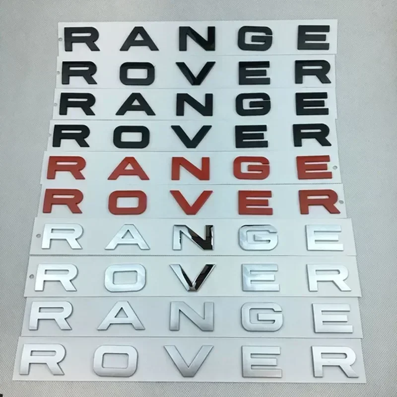 Abs لاند روفر شعار السيارة شارة لغطاء الشواية الأمامية الخلفي الجذع شعار ديسكفري 2 3 4 رينج روفر فريلاندر SVR ملحق