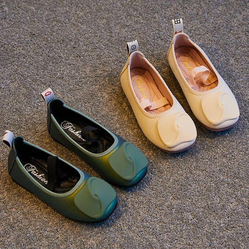 

Туфли, модная обувь для девочек, новинка весны 2024, детская кожаная обувь, простая повседневная обувь для девочек, нескользящая детская обувь на плоской подошве, Zapatos Niña