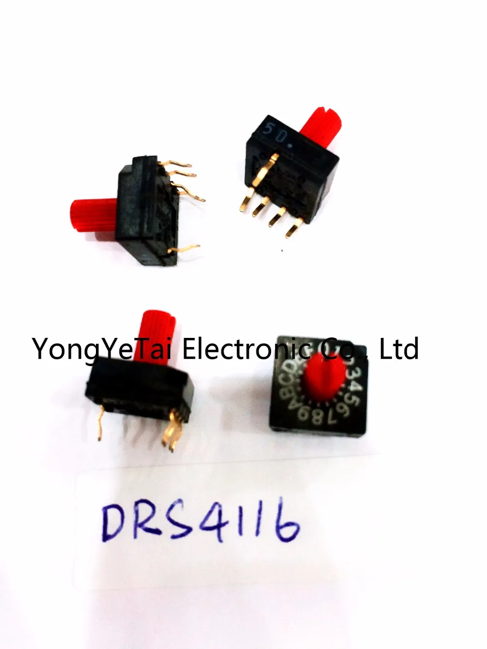 YYT 5PCS 0-F/16-bit 8421C Rotary DIP Schalter Encoding Schalter DRS4116 Zähler-code