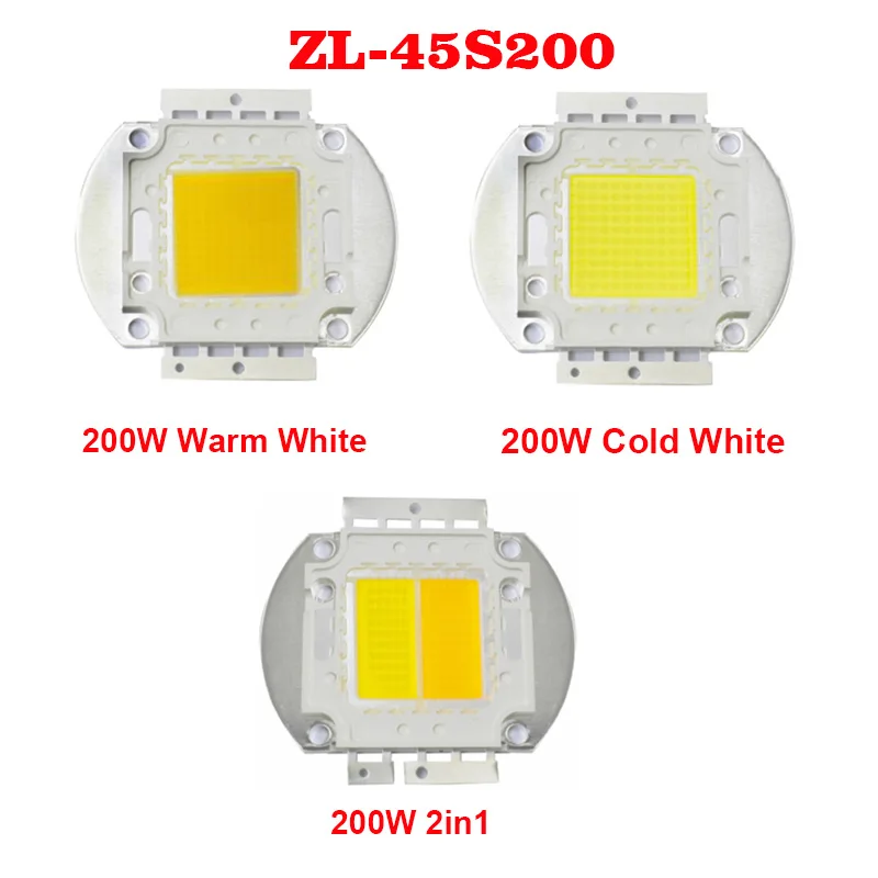 Dual Color Temperature 200W led lamp beads COB LED Replacement for stage surface light Blinder light Par Light
